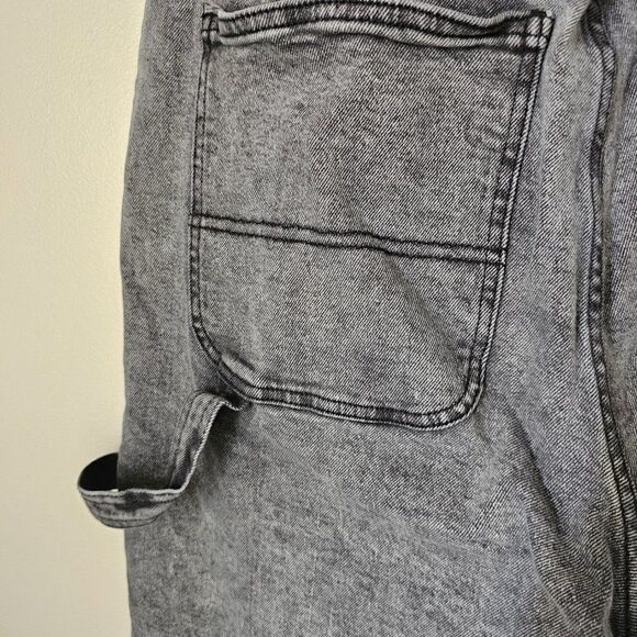 EUC WILD FABLE DARK WASH HIGHEST RISE UTILITY STRETCH JEANS SIZE 10 - Picture 11 of 14